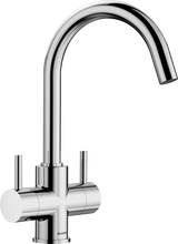 Blanco Camia eco 528149 Twin Lever Kitchen Tap - Chrome