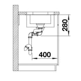 Blanco Essential 530-U 453665 Undermount Kitchen Sink - Stainless Steel