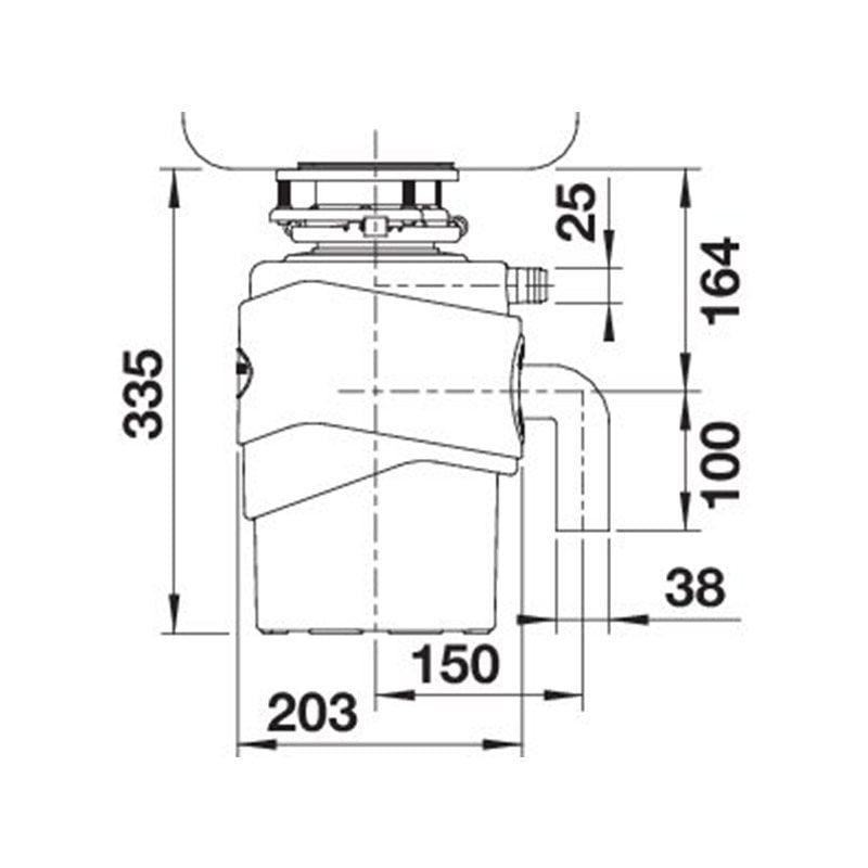 Blanco FWD Max 456440 Waste Disposal Unit