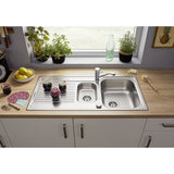 Blanco Tipo II 6 S 456455 Inset Kitchen Sink - Stainless Steel