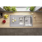 Blanco Tipo II 6 S 456455 Inset Kitchen Sink - Stainless Steel