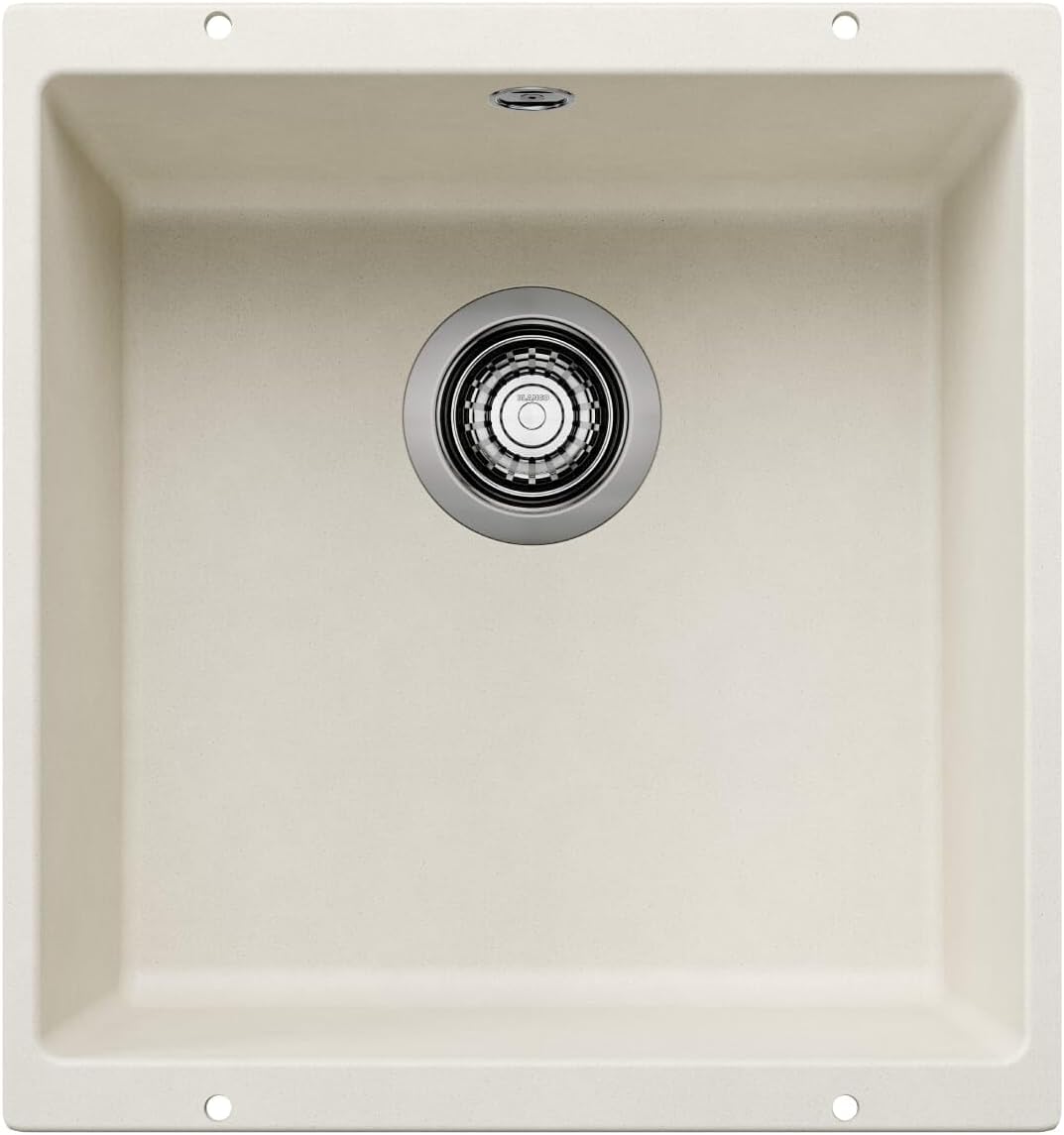 Blanco Rotan 500-U 527146 Undermount Sink Silgraint - Soft White