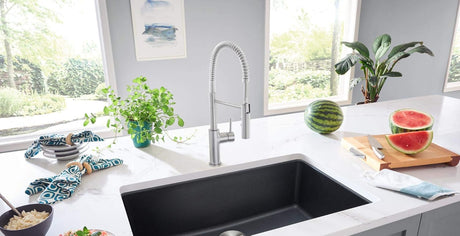 Blanco CATRIS -S 521476  Pull Out Kitchen Tap Flexible Spring Hose - Chrome