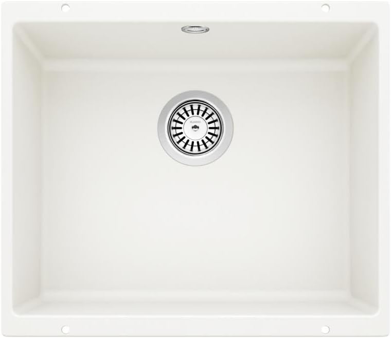 Blanco Rotan 500-U 523076 Undermount Sink Silgraint - White
