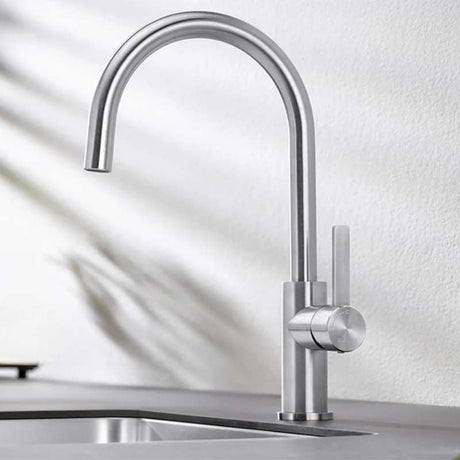 Blanco Candor 523120  Single Lever Kitchen Tap - Brushed Stainless Steel
