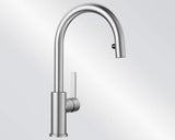 Blanco Candor S 523121 Single Lever Kitchen Mixer Tap with Pull out Spray Hose - Brushed Stainless Steel