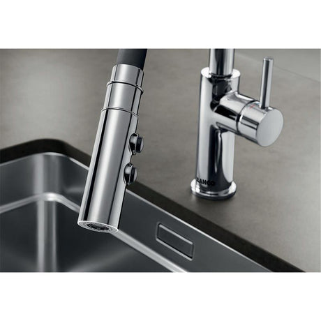 Blanco CATRIS-S Flexo 525791 Pull Out Kitchen Tap with Rubber Hose - Chrome