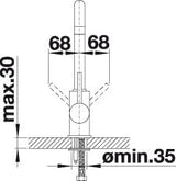 Blanco MILI 526665 Eco Flow Regulated Kitchen Mixer Tap - Matte Black