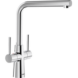 Blanco Lax 526679 Twin Lever Mixer Kitchen Tap - Chrome
