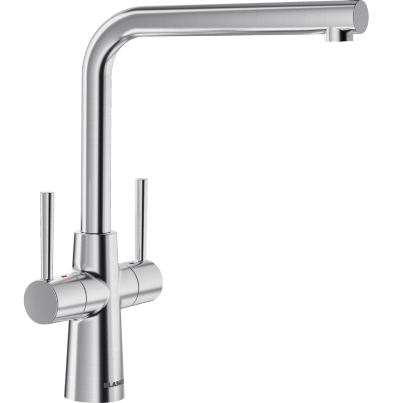 Blanco Lax 526680 Twin Lever Mixer Kitchen Tap - PVD