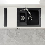 Blanco Lax 526680 Twin Lever Mixer Kitchen Tap - PVD