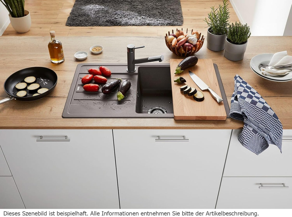 Blanco LEGRA XL 6 S 527274 1 Bowl Inset Kitchen Sink Silgranit - Volcano Grey