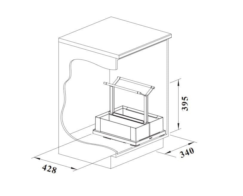 Blanco Storage Caddy 40 - Pull-out Storage - 527668