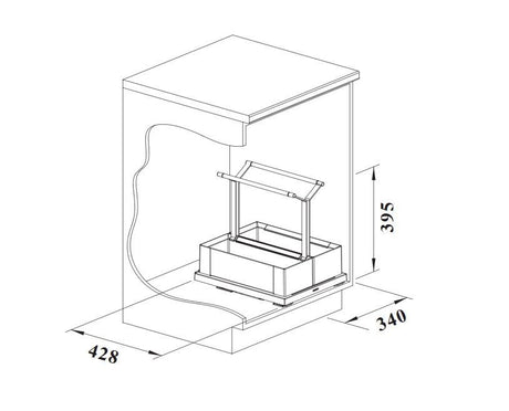 Blanco Storage Caddy 40 - Pull-out Storage - 527668