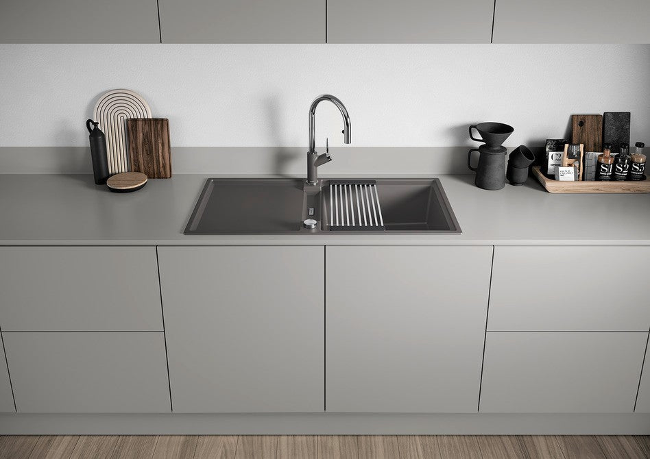 Blanco Adira XL 6 S - 527624 - Silgranit 1.0 Bowl Reversible Inset Sink - Coffee