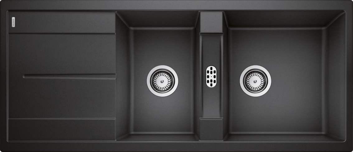 Blanco Metra 8 S - 513071 - Silgranit Reversible 1.5 Bowl Inset Sink - Anthracite