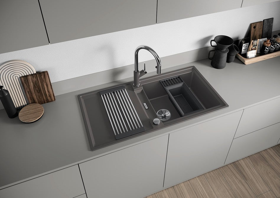 Blanco Adira XL 6 S - 527624 - Silgranit 1.0 Bowl Reversible Inset Sink - Coffee