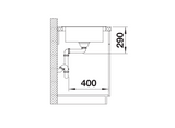 Blanco LIVIT XL 5 S - 450836 - 1.0 Bowl Inset Stainless Steel Sink