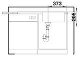 Blanco Lemis XL 6 S-IF - 454730 - Single Bowl Reversible Inset Kitchen Sink - Stainless Steel