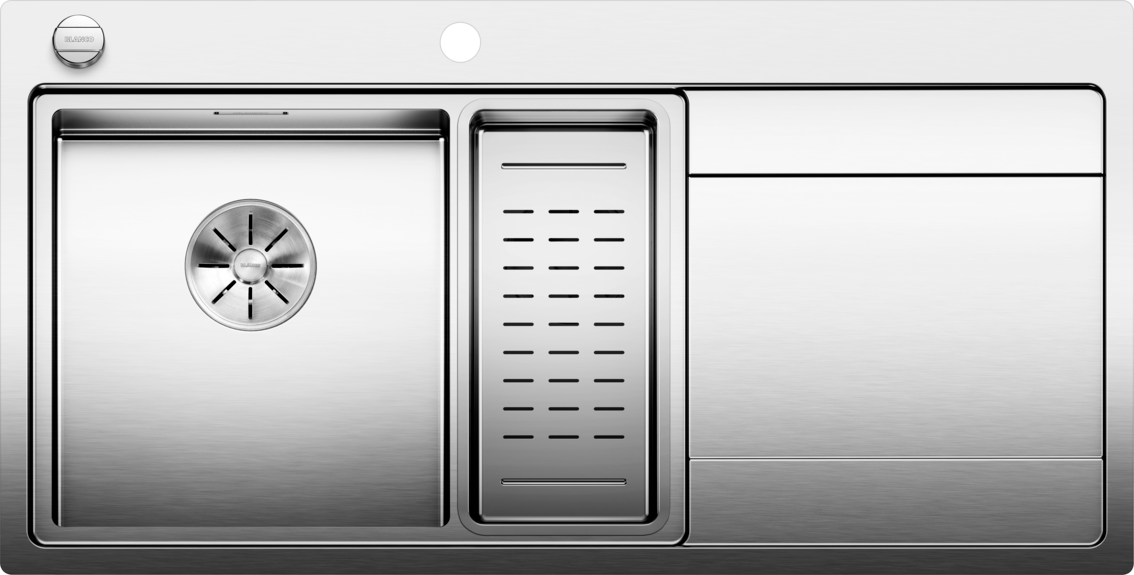 Blanco Divon II 6 S-IF LH - 521661 - 1.5 Bowl Inset Kitchen Sink - Stainless Steel