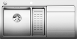 Blanco Divon II 6 S-IF LH - 521661 - 1.5 Bowl Inset Kitchen Sink - Stainless Steel