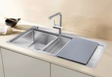 Blanco Divon II 6 S-IF LH - 521661 - 1.5 Bowl Inset Kitchen Sink - Stainless Steel