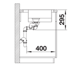 Blanco Divon II 6 S-IF LH - 521661 - 1.5 Bowl Inset Kitchen Sink - Stainless Steel