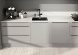 Blanco Subline 500-U Ceramic - 523733 - Crystal White Gloss PuraPlus Undermount 1.0 Bowl Sink