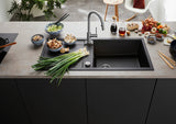 Blanco Metra XL 6 S - 515280 - Silgranit Reversible 1.0 Bowl Inset Sink - White