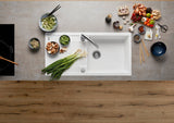 Blanco Metra XL 6 S - 515280 - Silgranit Reversible 1.0 Bowl Inset Sink - White