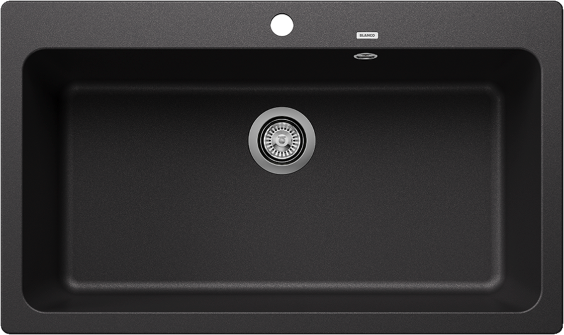 Blanco Naya XL 9 with Tap Ledge - 521811 - Silgranit 1.0 Bowl Inset Sink - Anthracite