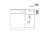 Blanco Solis 340-U - 526115 - Undermount Kitchen Sink - Stainless Steel