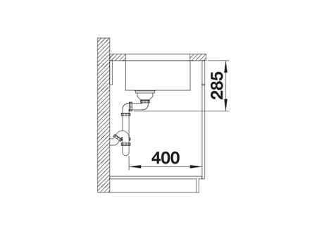 Blanco Solis 340-U - 526115 - Undermount Kitchen Sink - Stainless Steel
