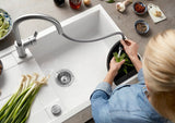 Blanco Metra XL 6 S - 515280 - Silgranit Reversible 1.0 Bowl Inset Sink - White