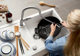 Blanco Metra XL 6 S - 515280 - Silgranit Reversible 1.0 Bowl Inset Sink - White