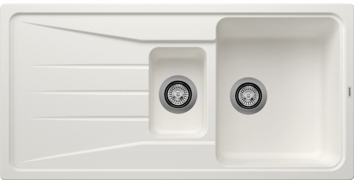 Blanco Sona 6S - 519855 Silgranit 1.5 bowl reversible inset Kitchen Sink - White