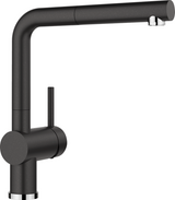 Blanco Linus-S - 516688 - Single Lever Monobloc Kitchen Tap with Pull-out Spray - Silgranit Anthracite