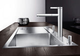 Blanco Linee-S - 517591 - Single Lever Monobloc Kitchen Tap with Pull-out Spray - Chrome