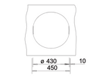 Blanco Rondo - 511629 - Silgranit Round Inset 1.0 Bowl Sink - Anthracite