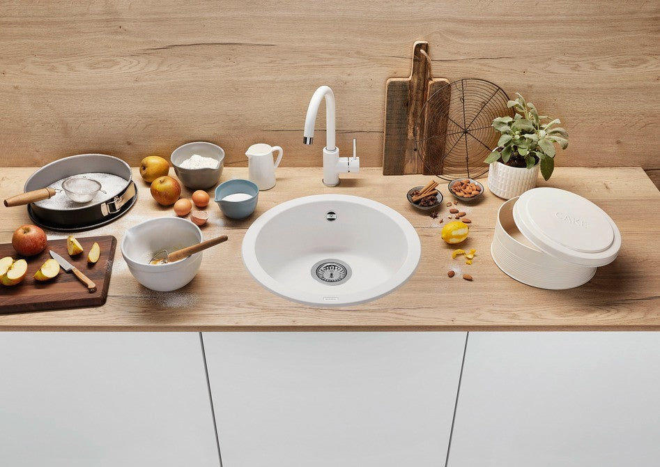 Blanco Rondo - 511629 - Silgranit Round Inset 1.0 Bowl Sink - Anthracite