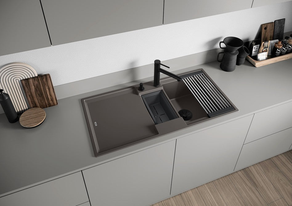 Blanco Adira 6 S - 527602 - Silgranit 1.5 Bowl Reversible Inset Sink - Anthracite