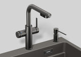 Blanco Lato - 526955 - Kitchen Soap Dispenser - Silgranit Soft White and Chrome