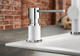 Blanco Lato - 526955 - Kitchen Soap Dispenser - Silgranit Soft White and Chrome
