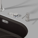 Blanco Lato - 526955 - Kitchen Soap Dispenser - Silgranit Soft White and Chrome