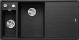 Blanco Axia III 6 S Left Hand - 524653 - Silgranit 1.5 Bowl Inset Sink - Anthracite