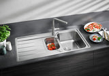Blanco Classimo 6 S-IF - 525328 - 1.5 Bowl Reversible Inset Kitchen Sink - Stainless Steel