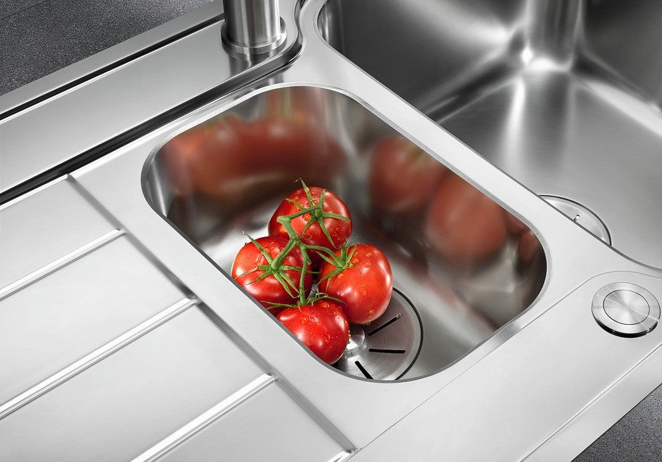 Blanco Classimo 6 S-IF - 525328 - 1.5 Bowl Reversible Inset Kitchen Sink - Stainless Steel
