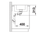 Blanco Classimo 6 S-IF - 525328 - 1.5 Bowl Reversible Inset Kitchen Sink - Stainless Steel