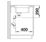Blanco Etagon 500-IF - 521840 - Single Bowl Inset Kitchen Sink - Stainless Steel
