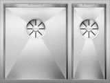 Blanco Zerox 340/180-U LH - 521613 - 1.5 Bowl Undermount Kitchen Sink - Stainless Steel
